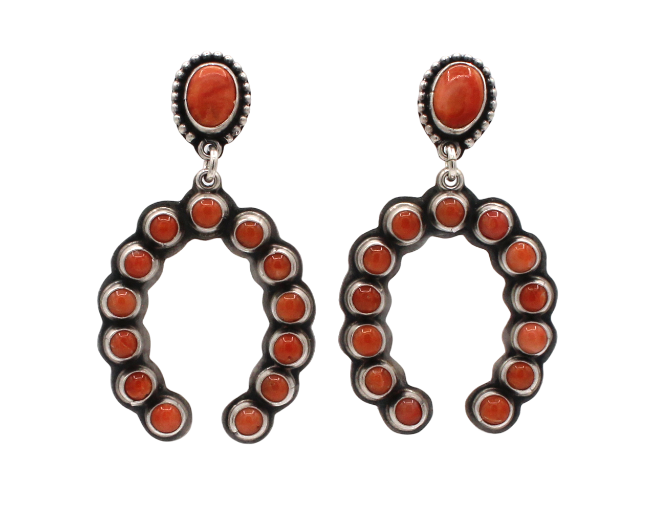 Coral Naja Earrings-Jewelry-Don Lucas-Sorrel Sky Gallery