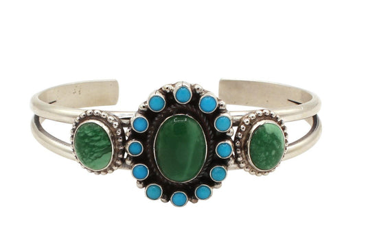 Multistone Cluster Bracelet-Jewelry-Don Lucas-Sorrel Sky Gallery