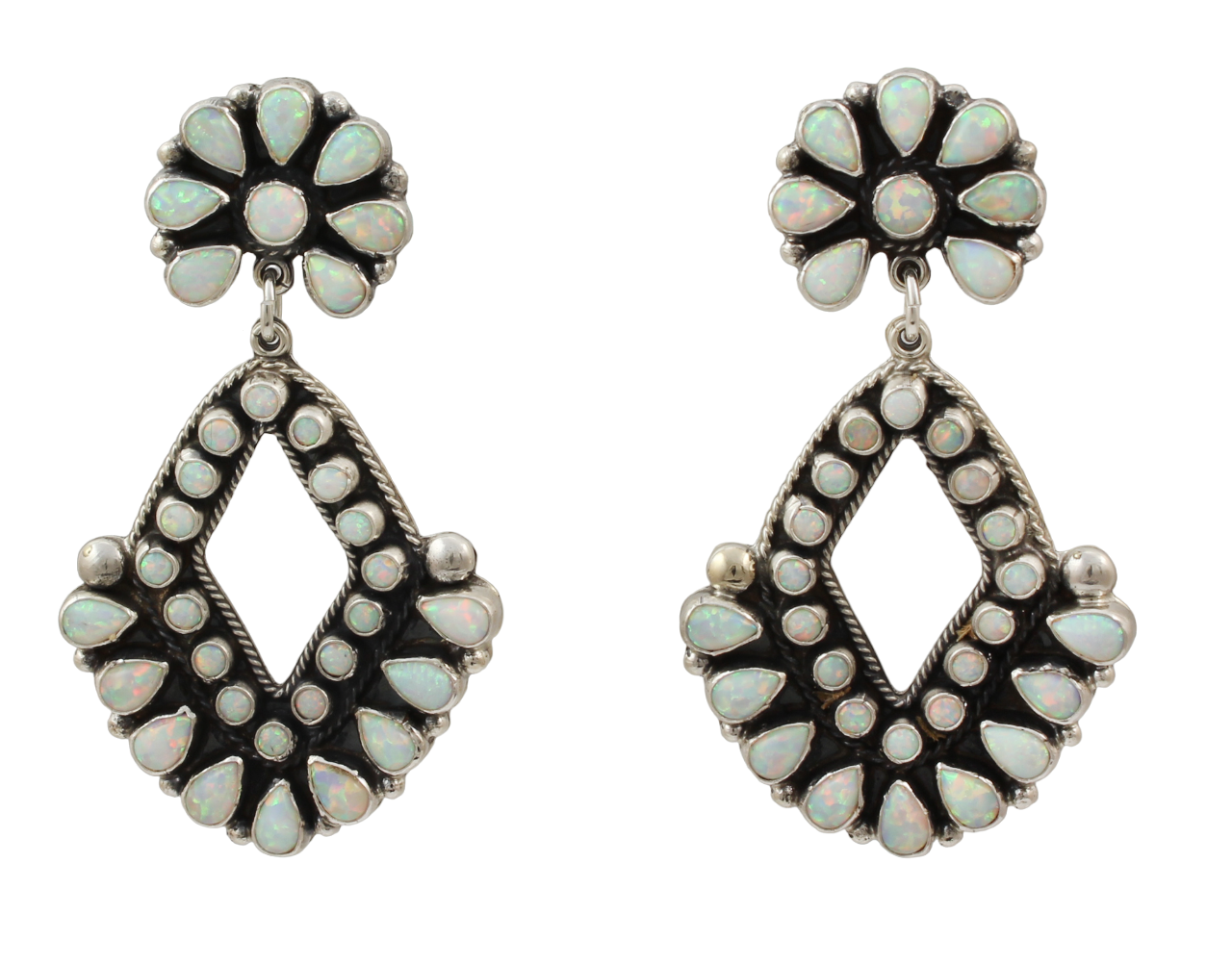 Opal Fan Earrings-Jewelry-Don Lucas-Sorrel Sky Gallery