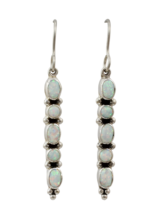 Opal Matchstick Earrings-Jewelry-Don Lucas-Sorrel Sky Gallery