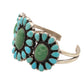 Turquoise Cluster Cuff Bracelet-Jewelry-Don Lucas-Sorrel Sky Gallery