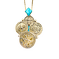 4 Coins in the Fountain Pendant