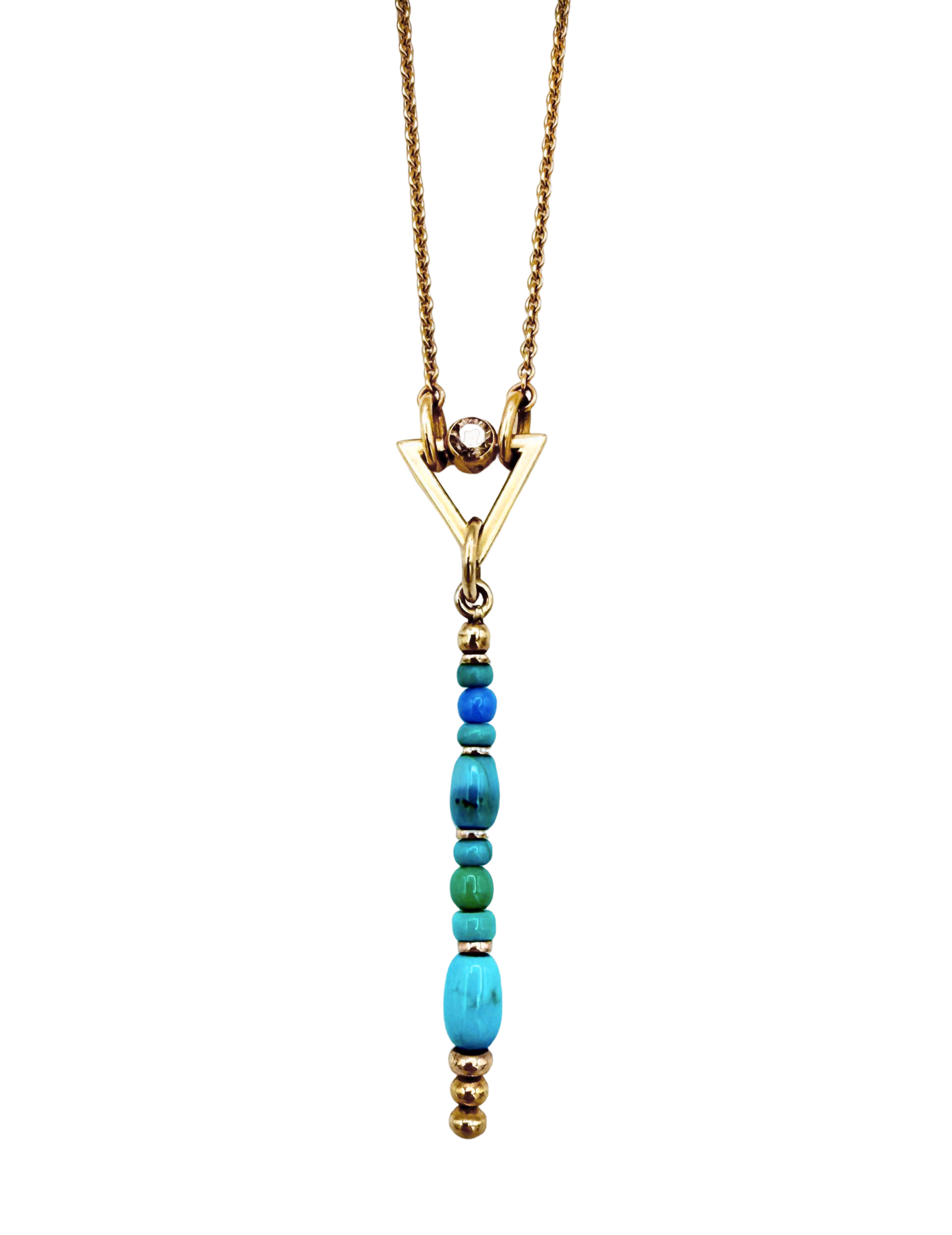 Cerrillos Triangle Necklace