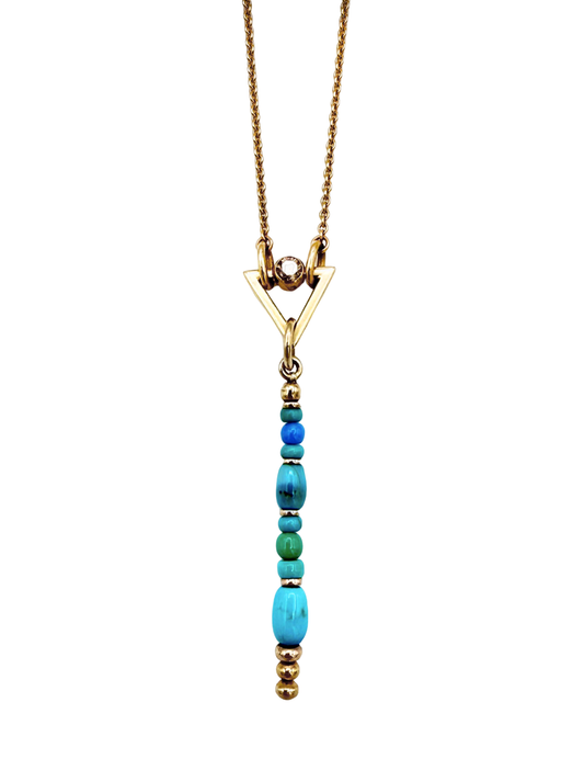 Cerrillos Triangle Necklace