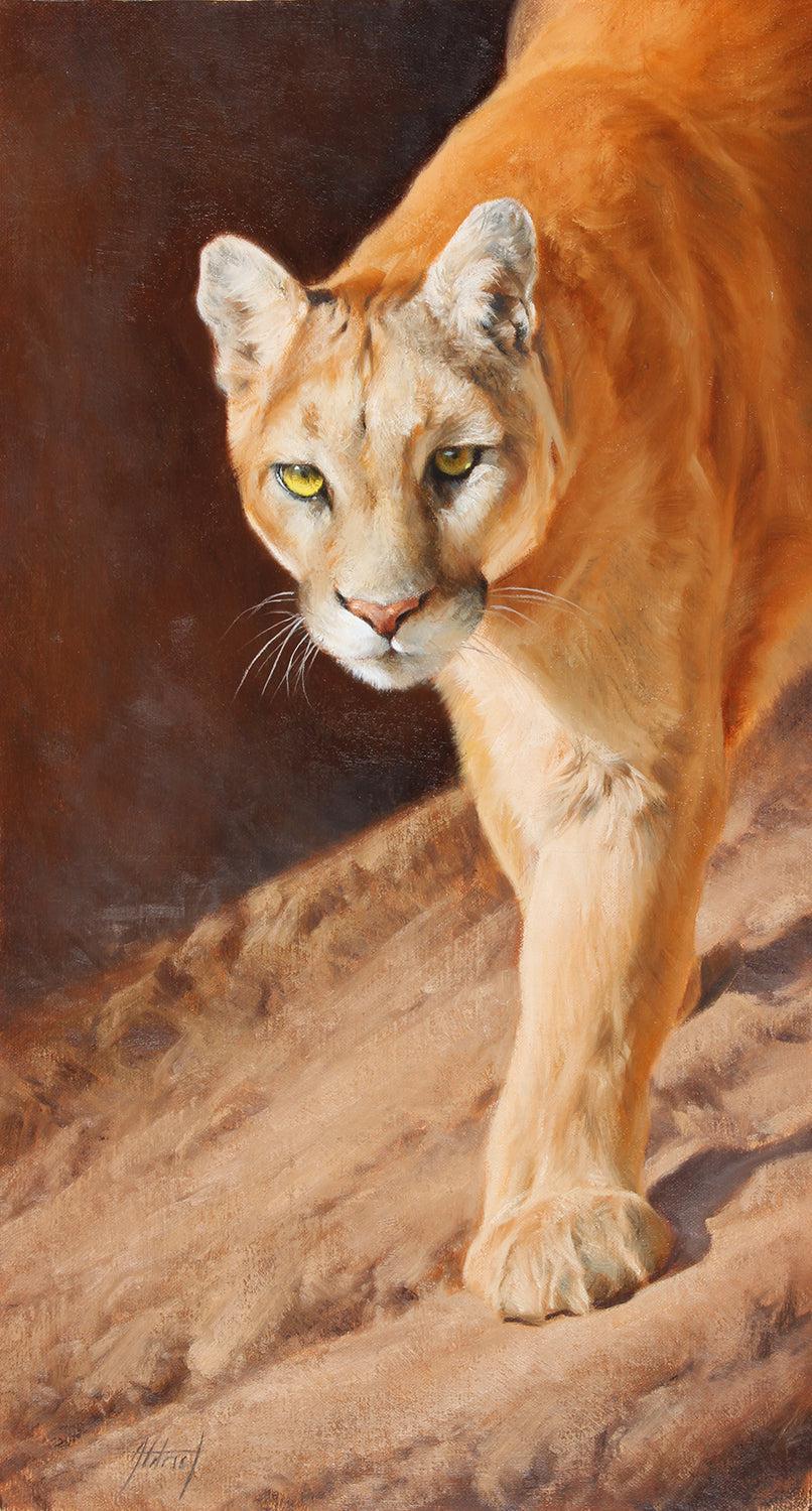 Cougar-Painting-Edward Aldrich-Sorrel Sky Gallery