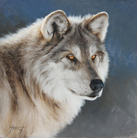 Wolf Portrait-Painting-Edward Aldrich-Sorrel Sky Gallery