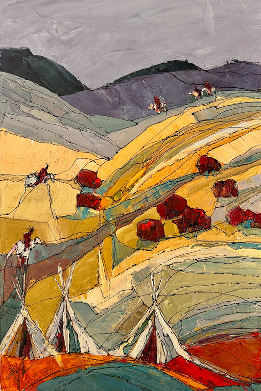 Against the Night-Painting-Faye Crowe-Sorrel Sky Gallery