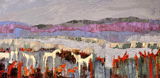 White Horses of the Canyon Lands-Painting-Faye Crowe-Sorrel Sky Gallery