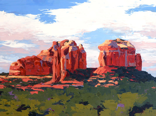 Parting Clouds, Sedona-Painting-Hadley Rampton-Sorrel Sky Gallery