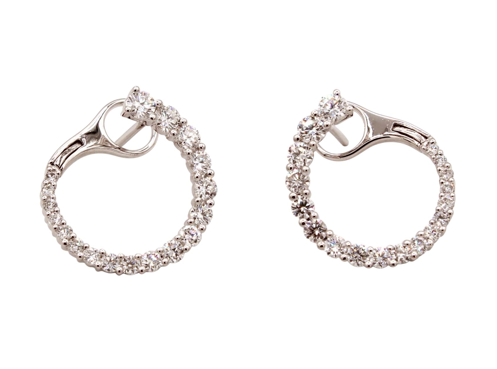 Diamond Journey Earrings-Jewelry-Cherie Dori-Sorrel Sky Gallery