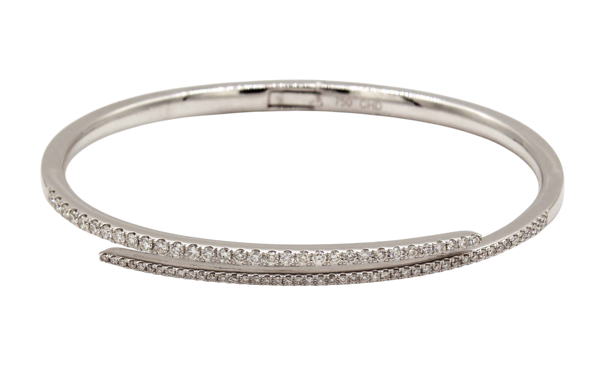By Pass Diamond Bracelet-Jewelry-Cherie Dori-Sorrel Sky Gallery