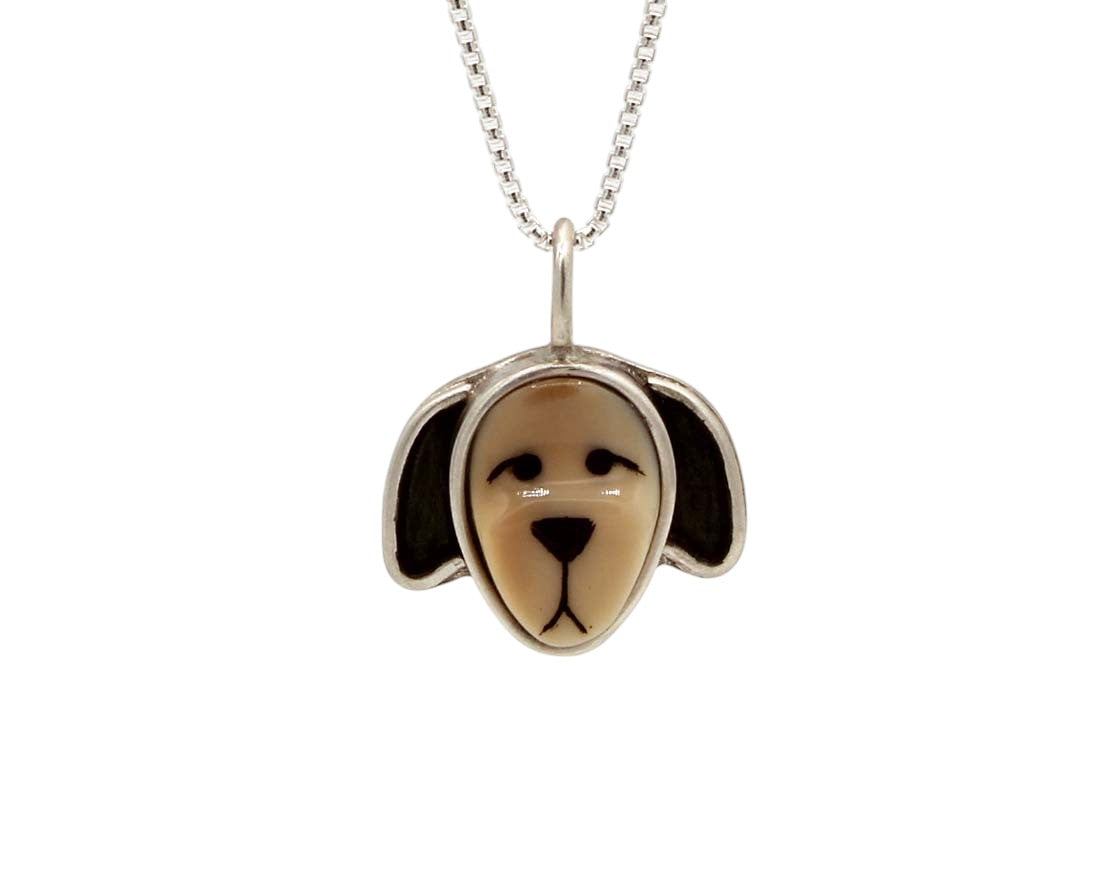 Floppy Dog Pendant-Jewelry-Michelle Tapia-Sorrel Sky Gallery