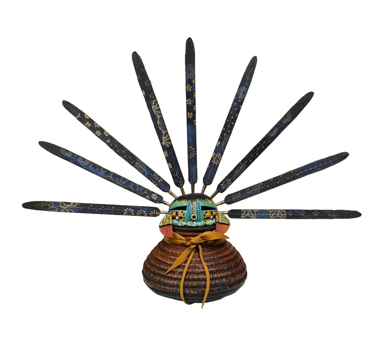 Basket Kachina-Sculpture-Robert Rivera-Sorrel Sky Gallery