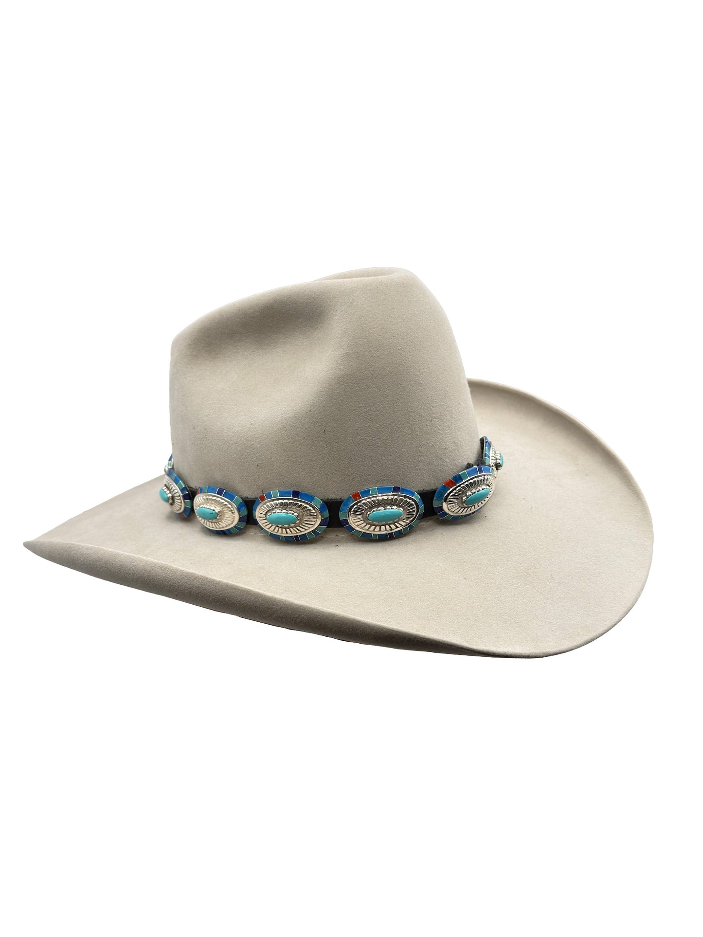 Oval Concho Hat Band-Jewelry-Ben Nighthorse-Sorrel Sky Gallery