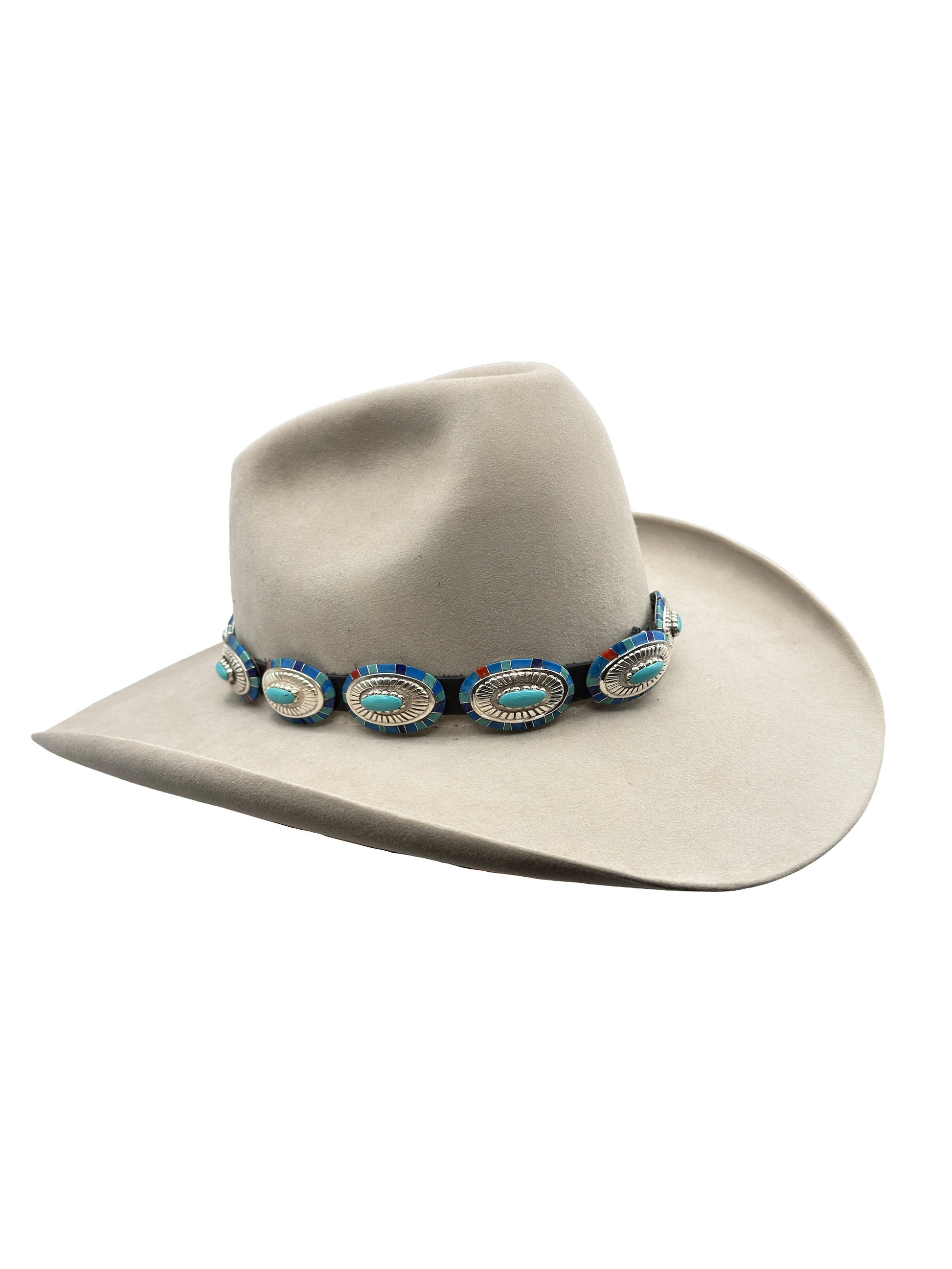 Oval Concho Hat Band-Jewelry-Ben Nighthorse-Sorrel Sky Gallery