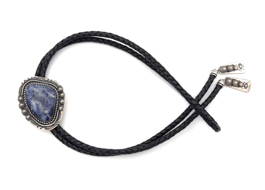Lapis Bolo Tie-Jewelry-Jeanette Dale-Sorrel Sky Gallery