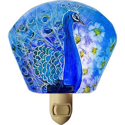 Peacock Nightlight-Art-Jenny Floravita-Sorrel Sky Gallery