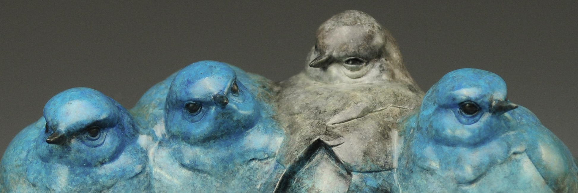 Winter Blues-Sculpture-Jeremy Bradshaw-Sorrel Sky Gallery