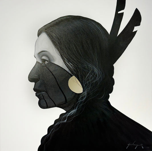 Silver Bird #2-Painting-Jeremy Salazar-Sorrel Sky Gallery