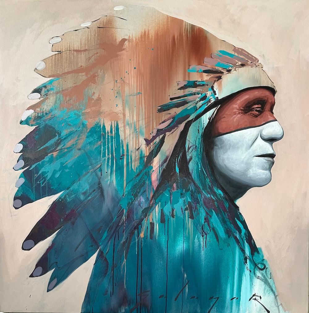 The Good Chief-Painting-Jeremy Salazar-Sorrel Sky Gallery