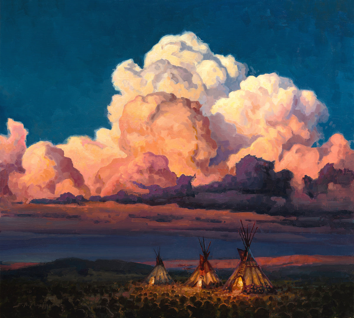 Thunder on the Plains-Painting-Jerry Markham-Sorrel Sky Gallery