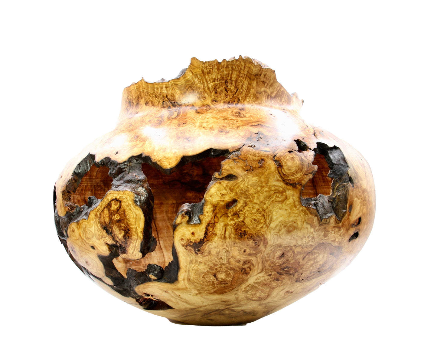 Apen Burl Hollow Turning-Sculpture-Jerry Wedekind-Sorrel Sky Gallery