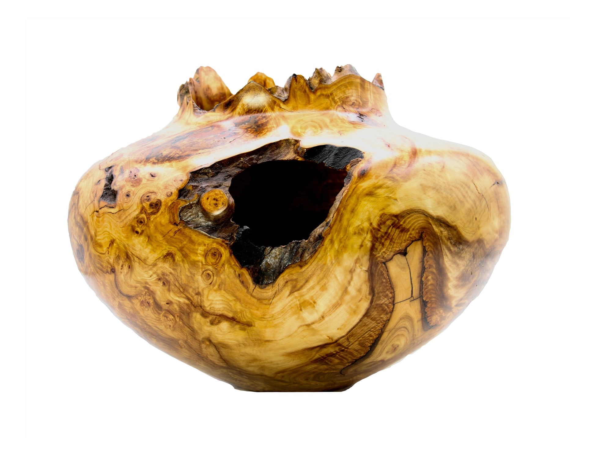 Aspen Burl Hollow Turning-Sculpture-Jerry Wedekind-Sorrel Sky Gallery