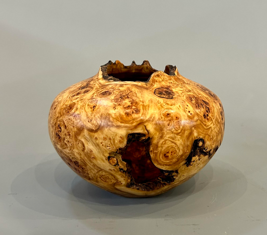 Aspen Burl Hollow Turning-Wood Turning-Jerry Wedekind-Sorrel Sky Gallery