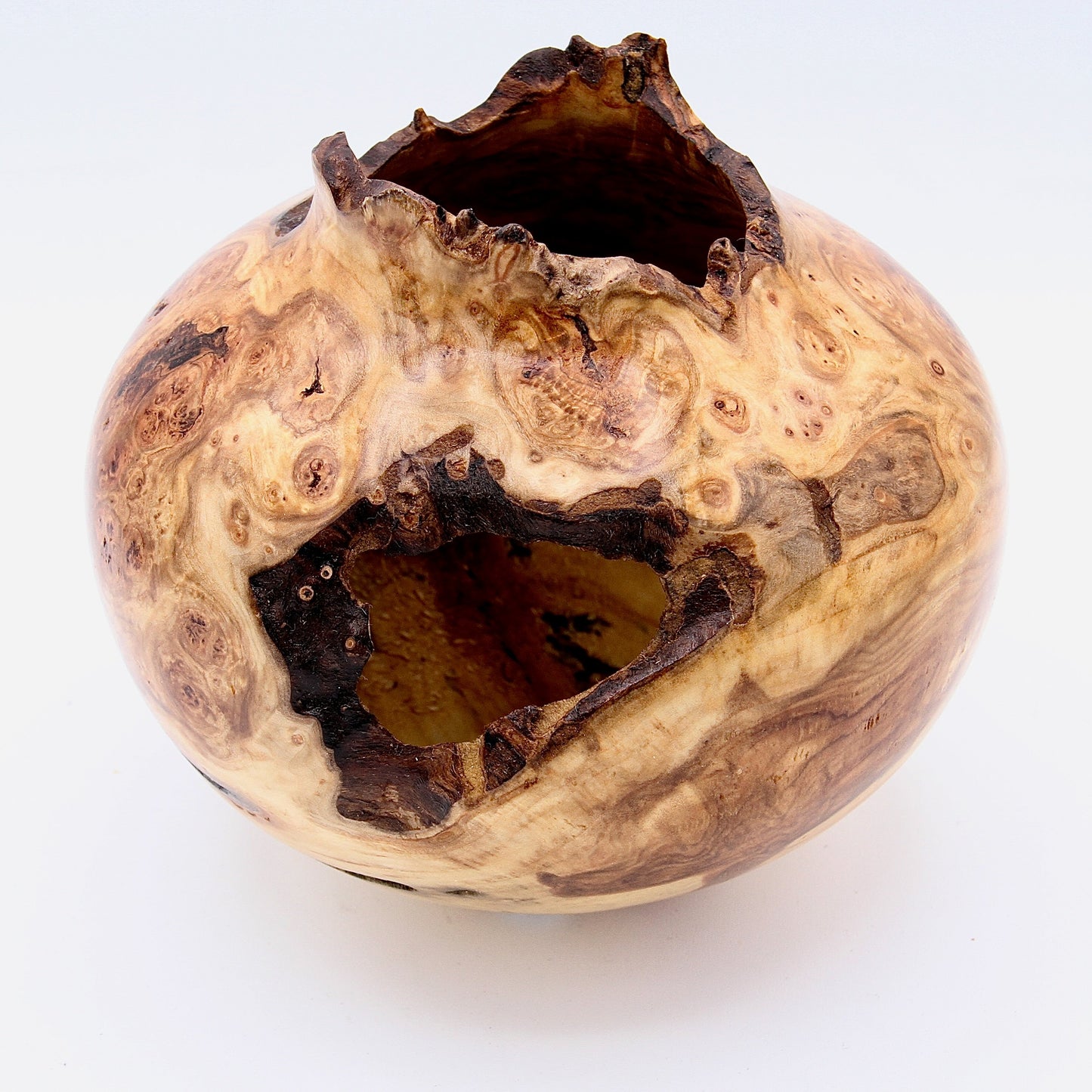 Aspen Burl Turning-sculpture-Jerry Wedekind-Sorrel Sky Gallery