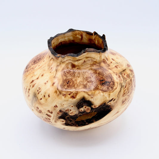 Aspen Burl Turning-sculpture-Jerry Wedekind-Sorrel Sky Gallery