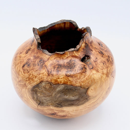 Aspen Burl Turning-sculpture-Jerry Wedekind-Sorrel Sky Gallery