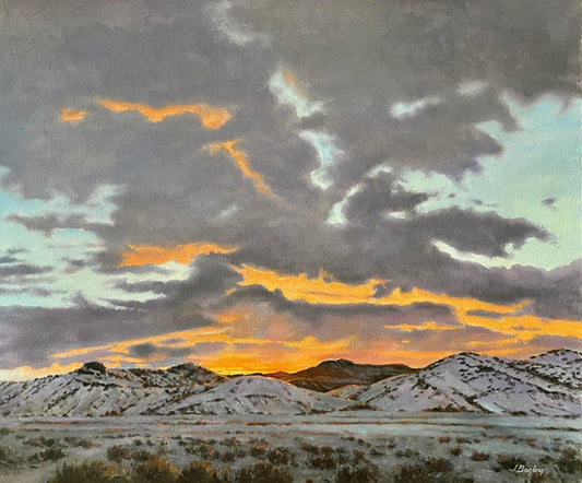 December Desert Sundown-Painting-Jim Bagley-Sorrel Sky Gallery