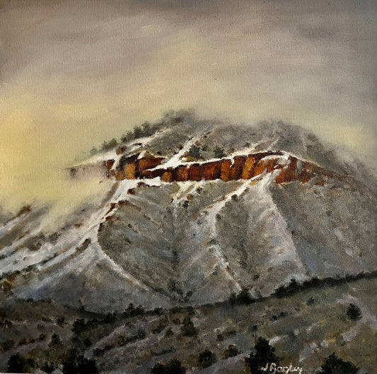 First Snow in the North Valley-Painting-Jim Bagley-Sorrel Sky Gallery