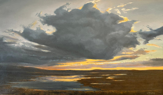 High Desert Marshland Morning-Painting-Jim Bagley-Sorrel Sky Gallery