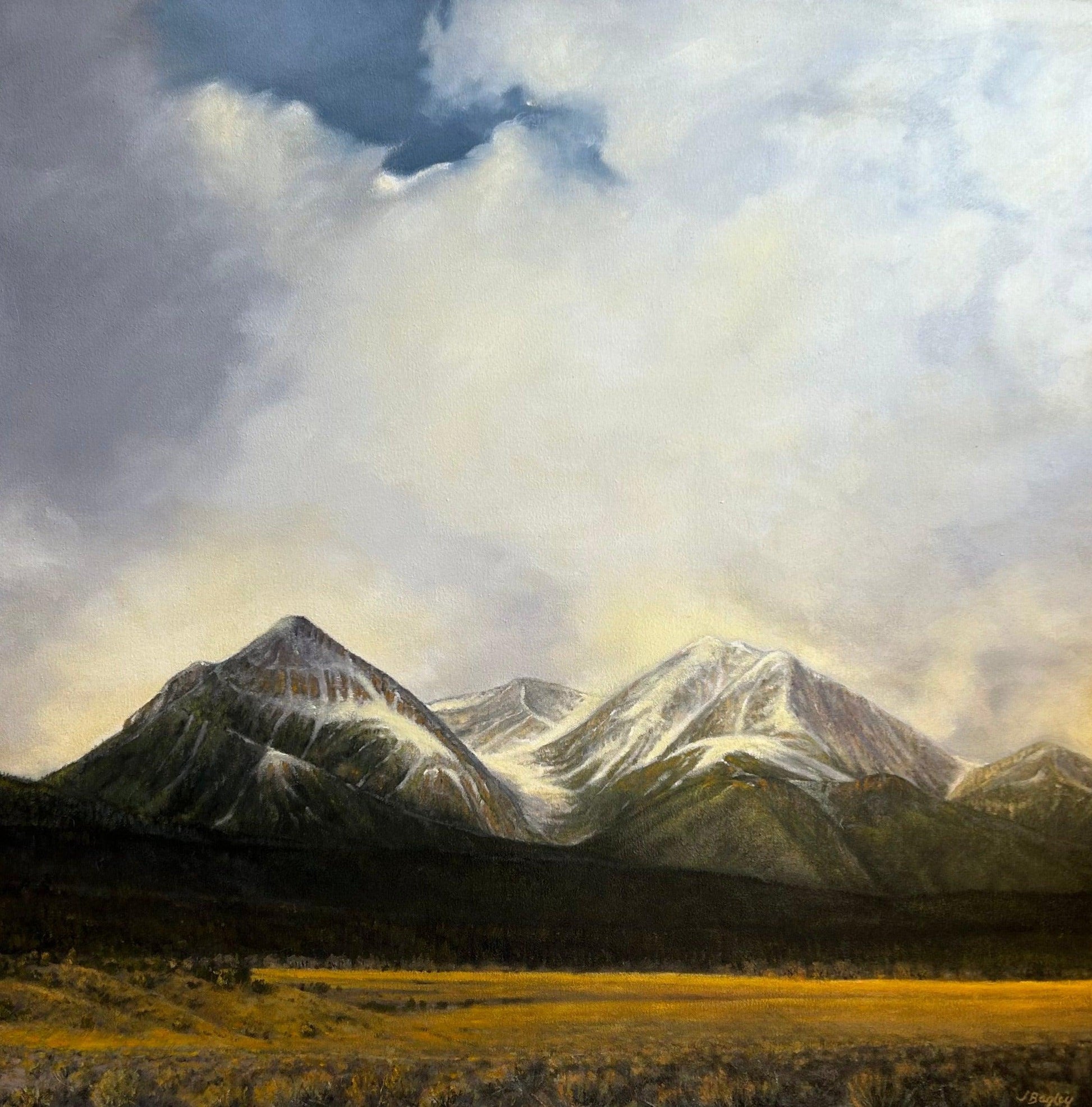 Taos Valley Mountains-Painting-Jim Bagley-Sorrel Sky Gallery