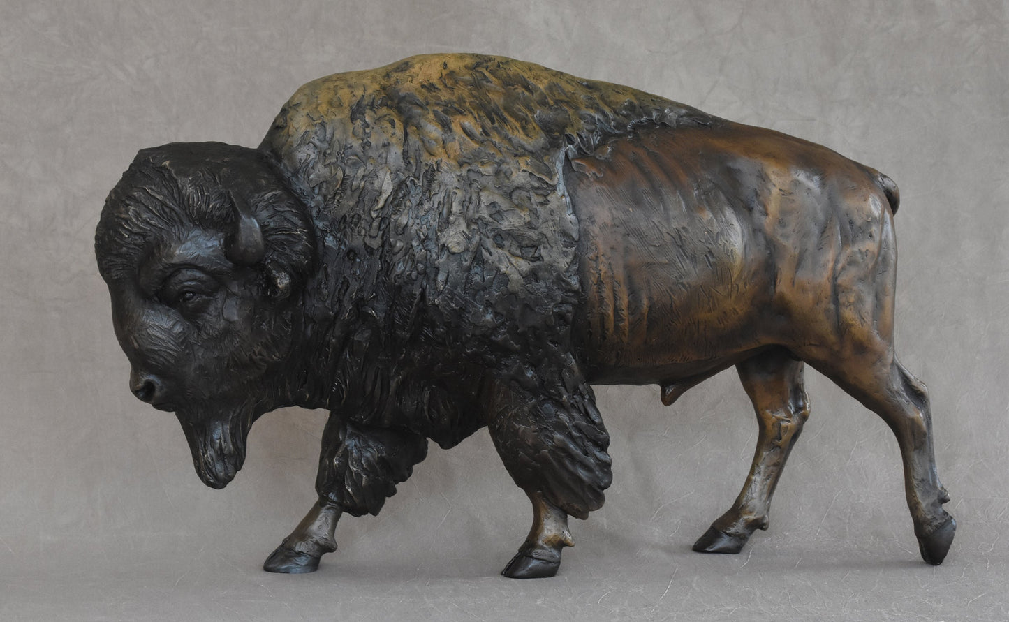 Bison I (Maq)-Sculpture-Jim Eppler-Sorrel Sky Gallery