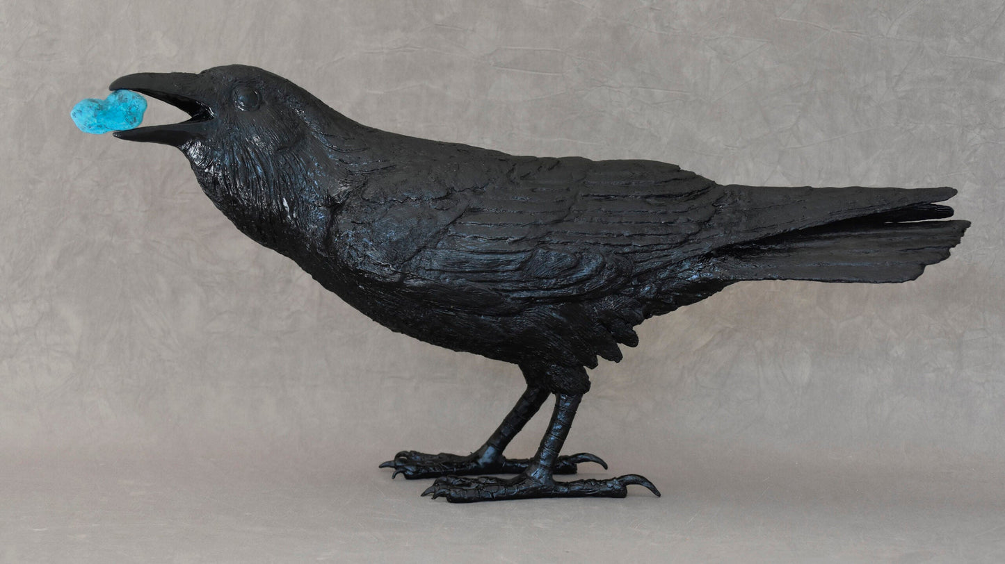 Raven IX E-Sculpture-Jim Eppler-Sorrel Sky Gallery