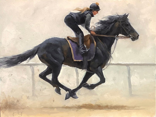 Exercise Rider-Painting-Jim Rey-Sorrel Sky Gallery