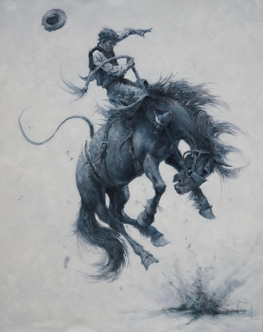 Saddle Bronc-Print-Jim Rey-Sorrel Sky Gallery
