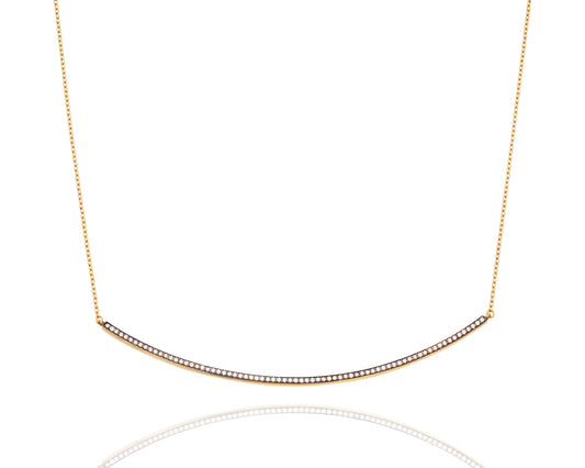 Diamond Arc Necklace