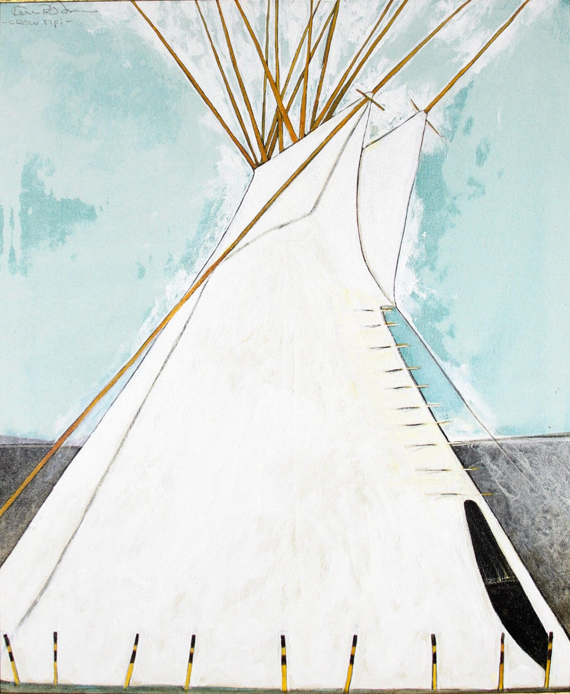 Northern Plains Crow Tipi-Painting-Kevin Red Star-Sorrel Sky Gallery