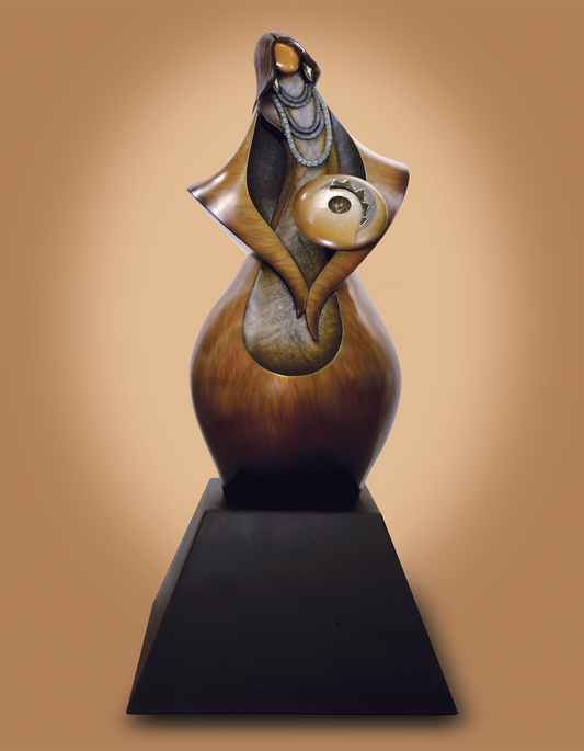 Seed Corn Carrier - Large-Sculpture-Kim Seyesnem Obrzut-Sorrel Sky Gallery