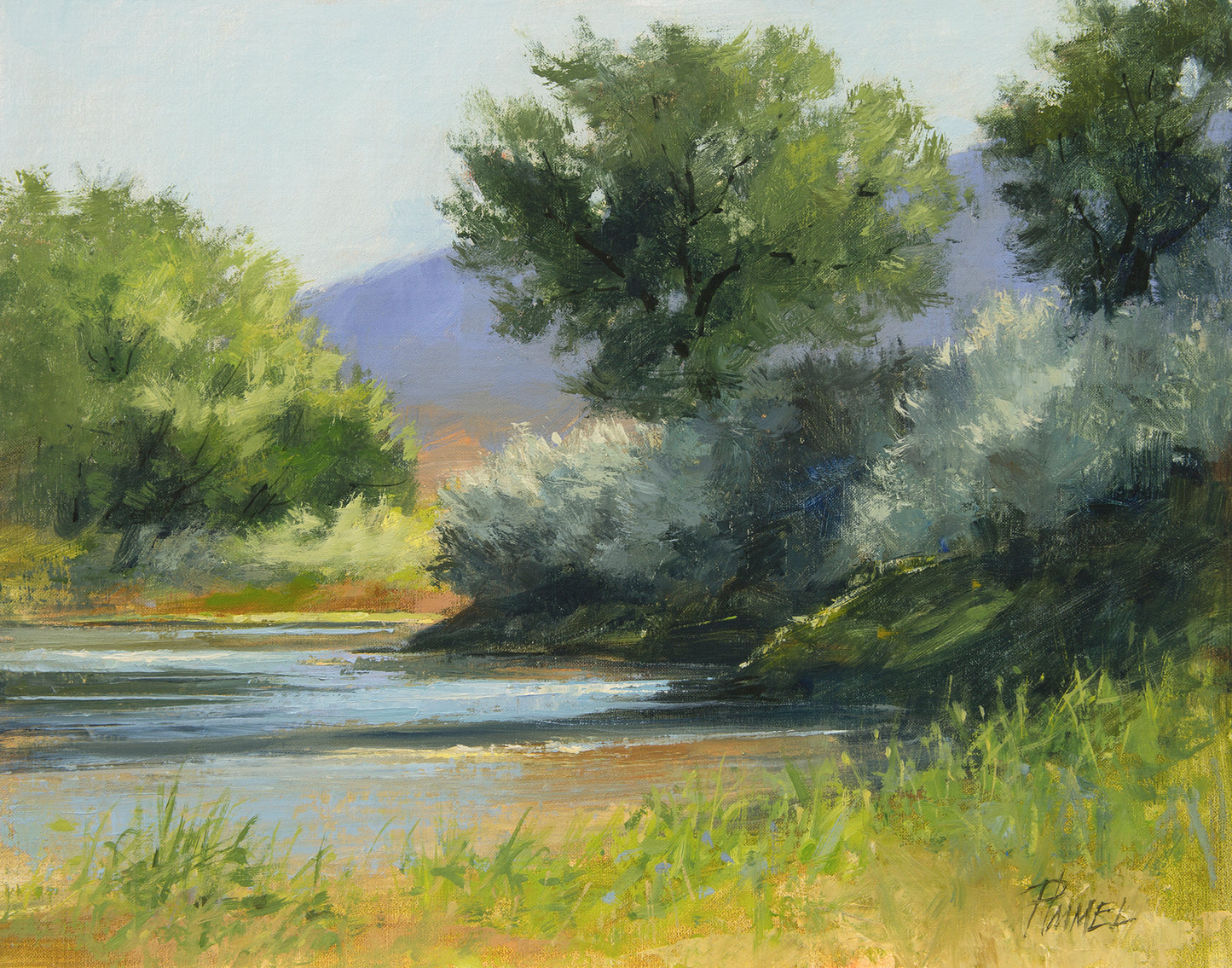 La Chama Verde-Painting-Peggy Immel-Sorrel Sky Gallery