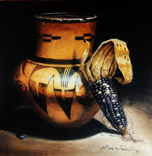 A Rare Beauty - Hopi-Painting-Lisa Danielle-Sorrel Sky Gallery