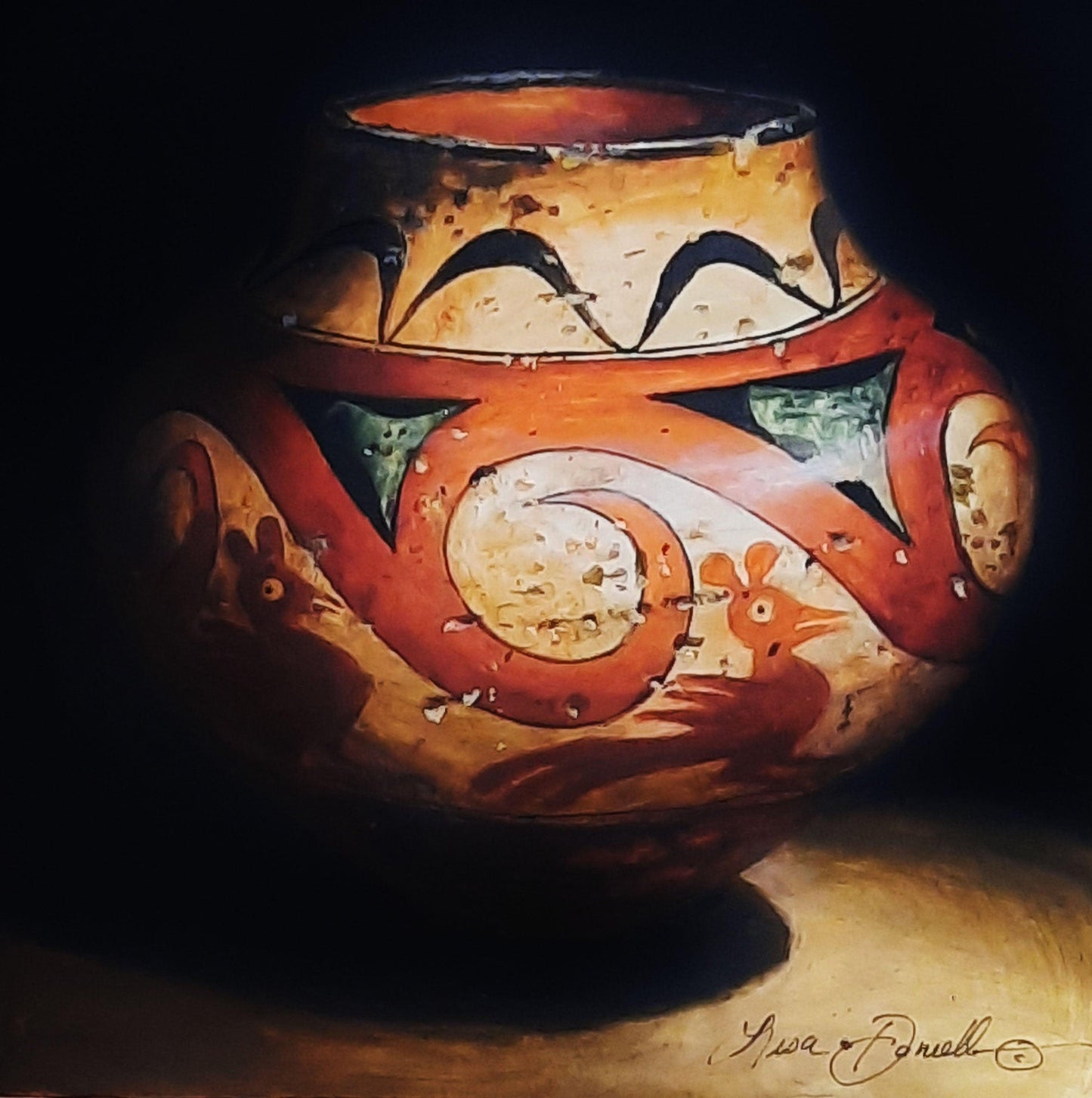 Little Green Rarity-Painting-Lisa Danielle-Sorrel Sky Gallery