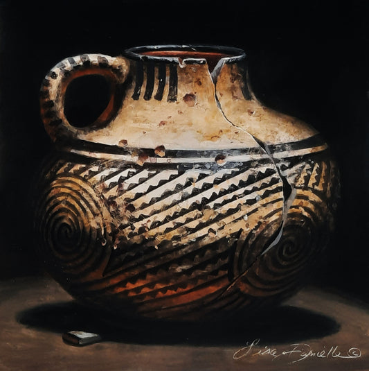 Little Snowflake Pitcher-Painting-Lisa Danielle-Sorrel Sky Gallery