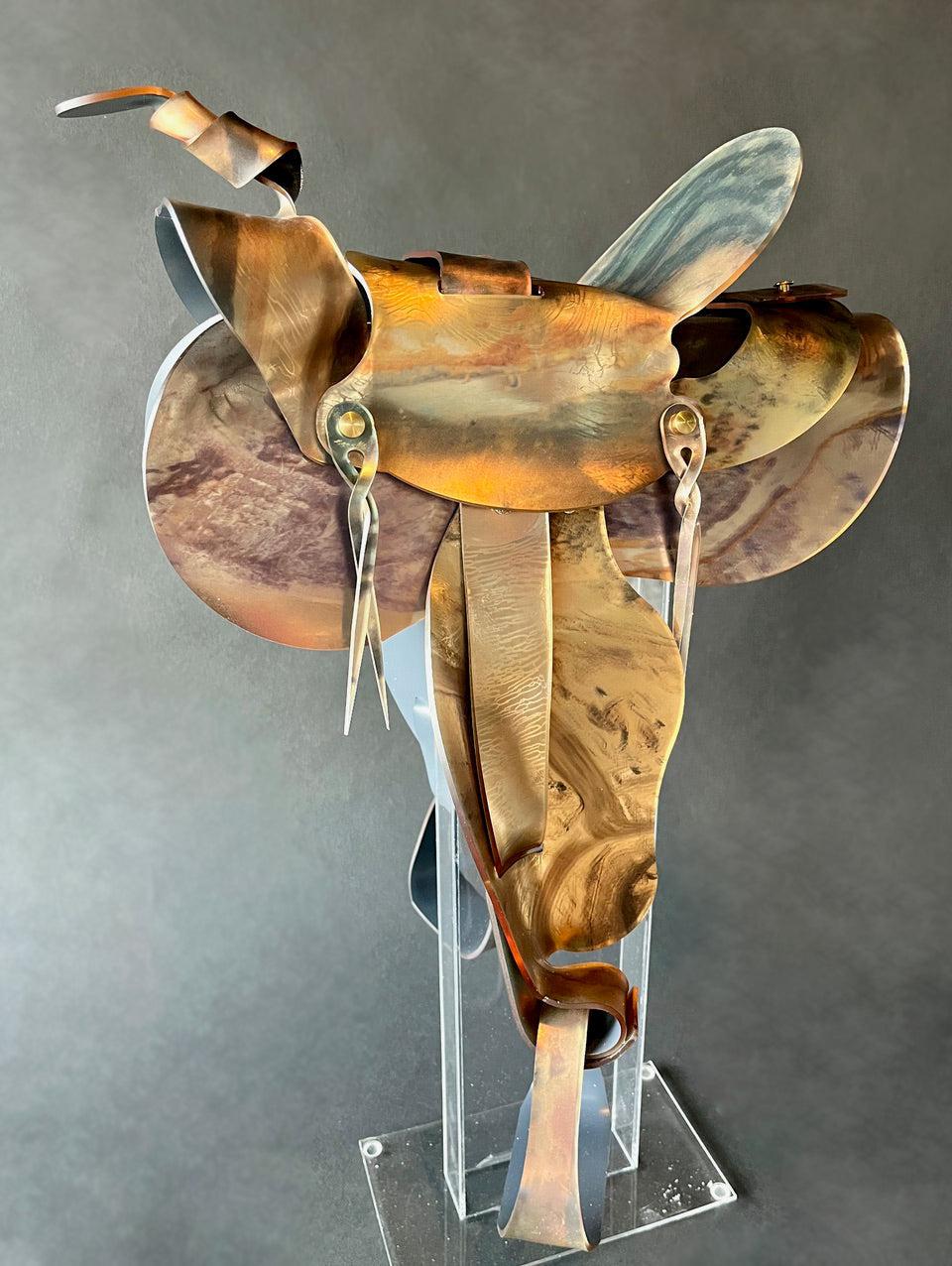 Gold Rush-Sculpture-Maeve Eichelberger-Sorrel Sky Gallery