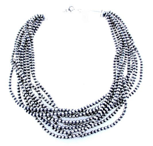 10 Strand Baca Bead Necklace-Jewelry-Maria Goler Baca-Sorrel Sky Gallery