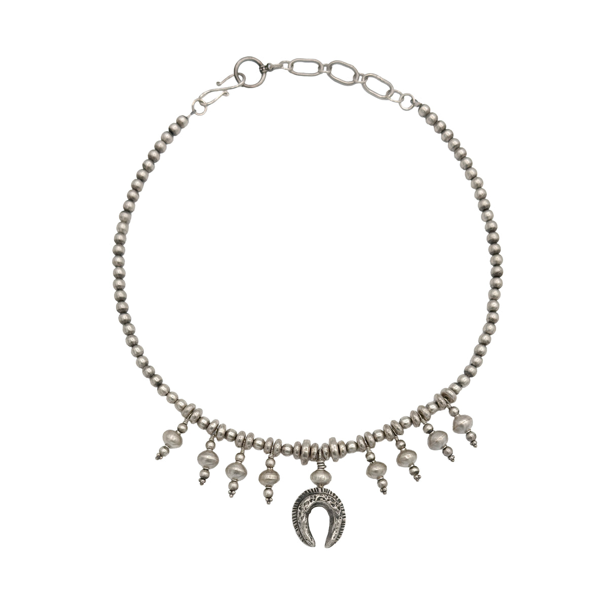 Mini Squash Baca Bead Necklace-Jewelry-Maria Goler Baca-Sorrel Sky Gallery