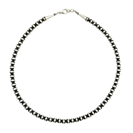 Single Strand Baca Bead Necklace-Jewelry-Maria Goler Baca-Sorrel Sky Gallery
